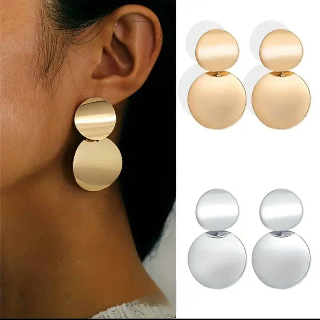 MoUi. New Geometric Circular Discs Gold