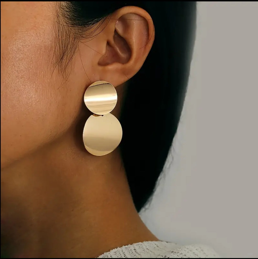 MoUi. New Geometric Circular Discs Gold
