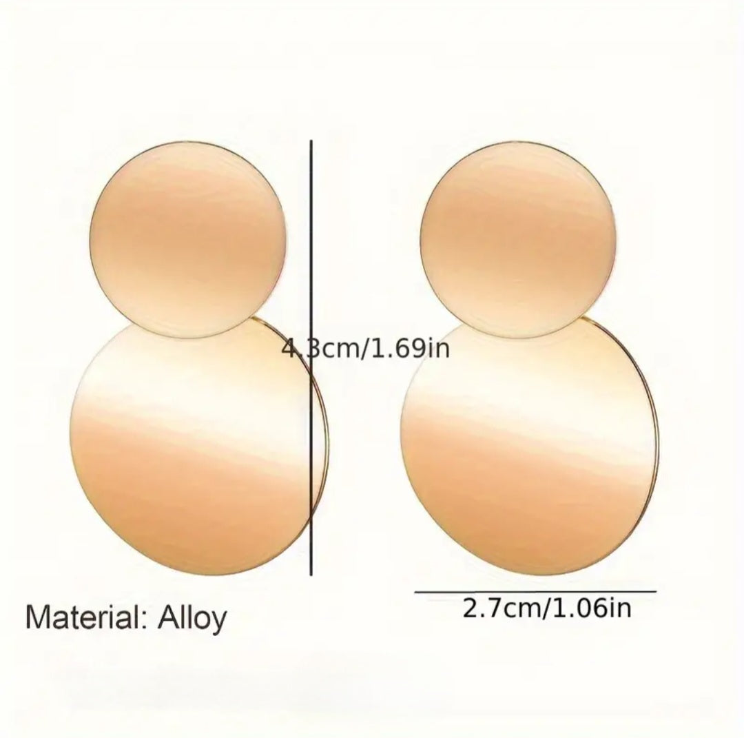 MoUi. New Geometric Circular Discs Gold