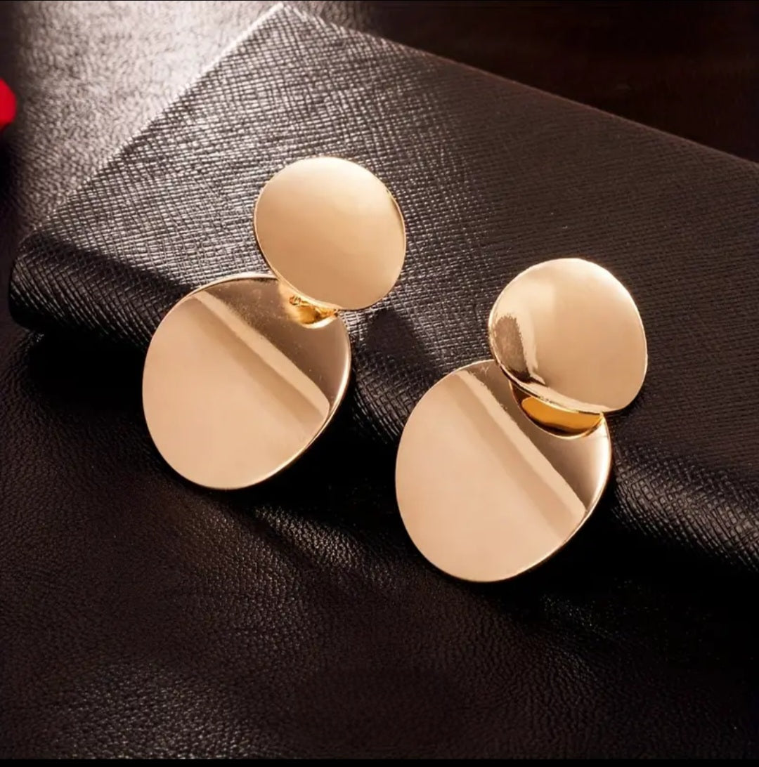 MoUi. New Geometric Circular Discs Gold