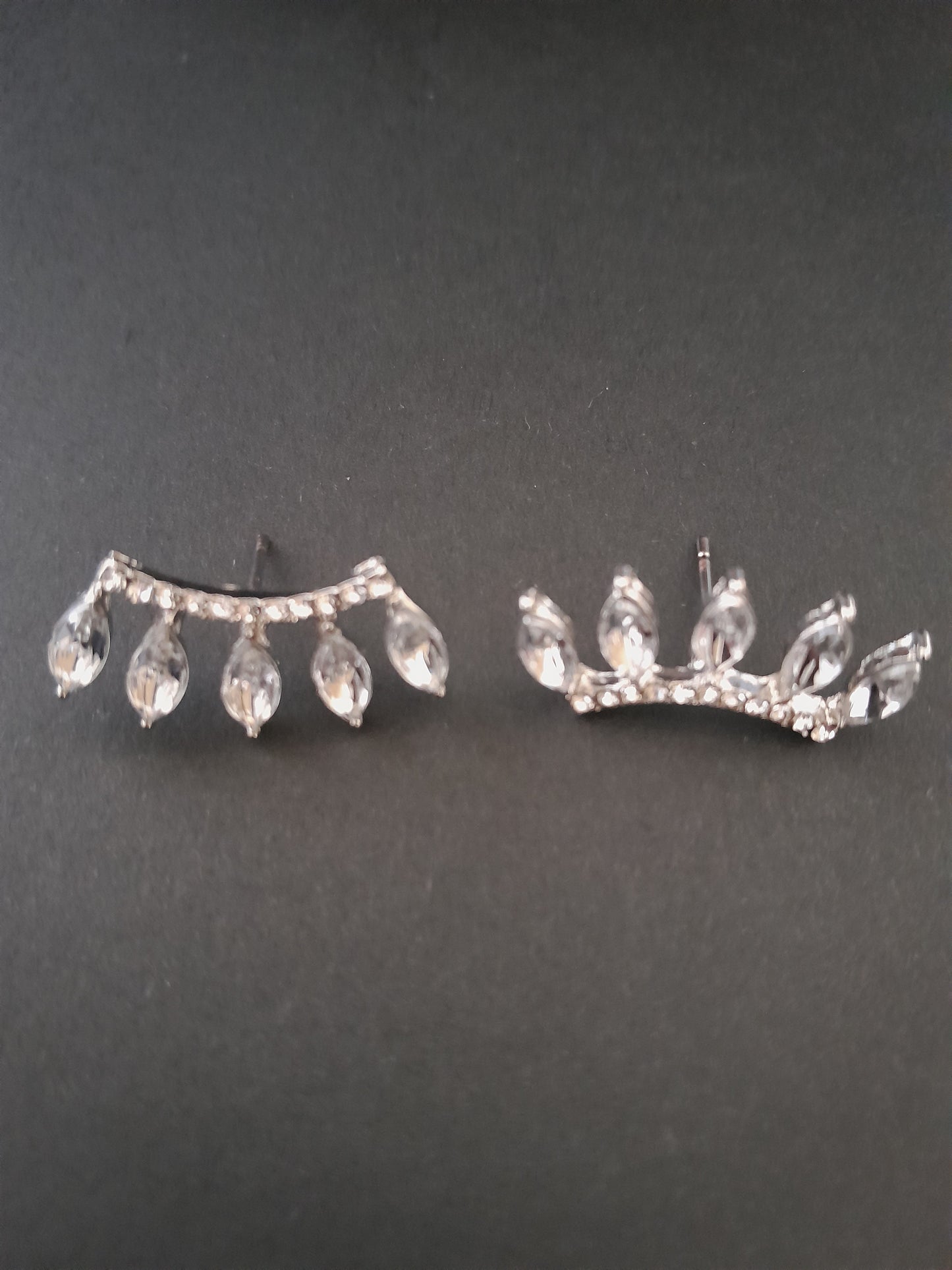 Pretty Five Petal Rhinestone Stud