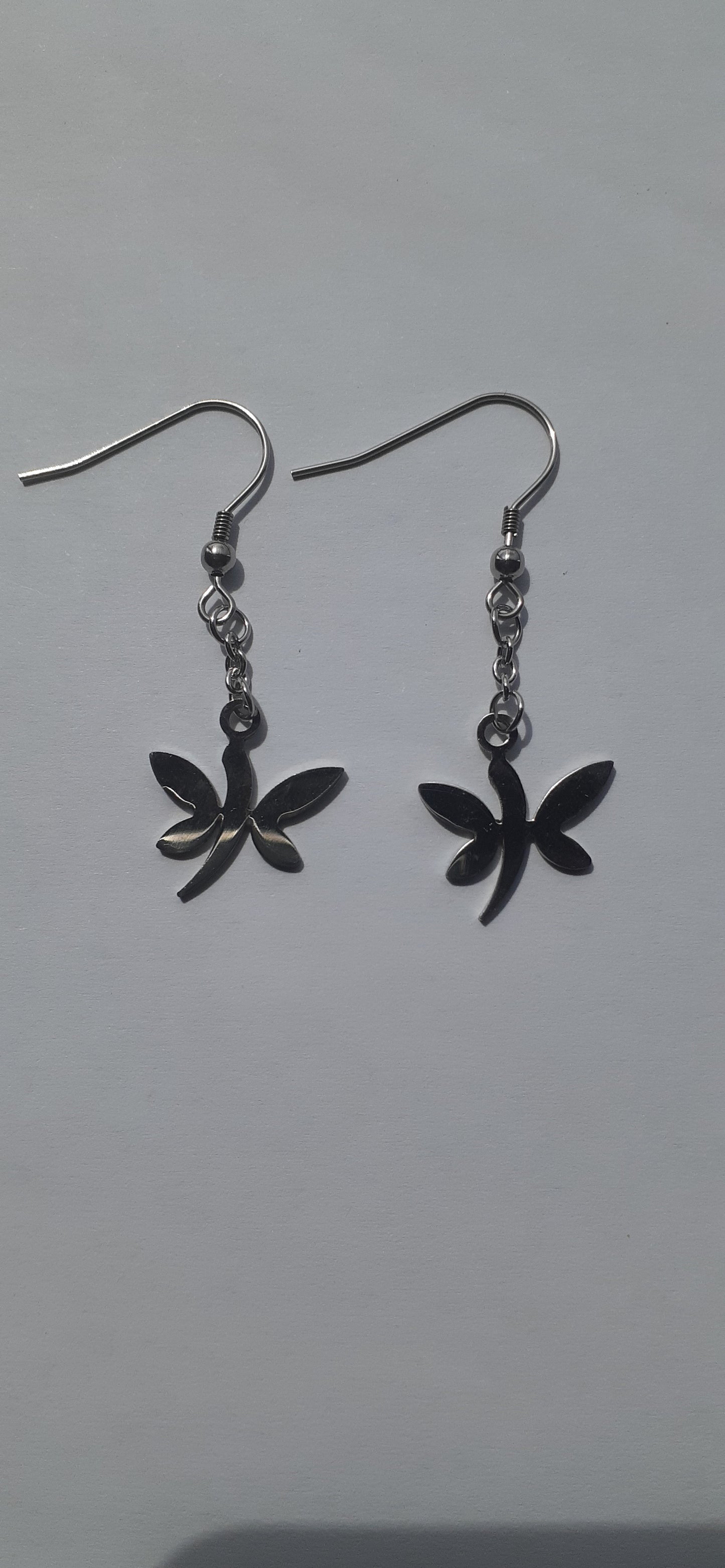 Stainless Steel Mini Butterfly Earrings