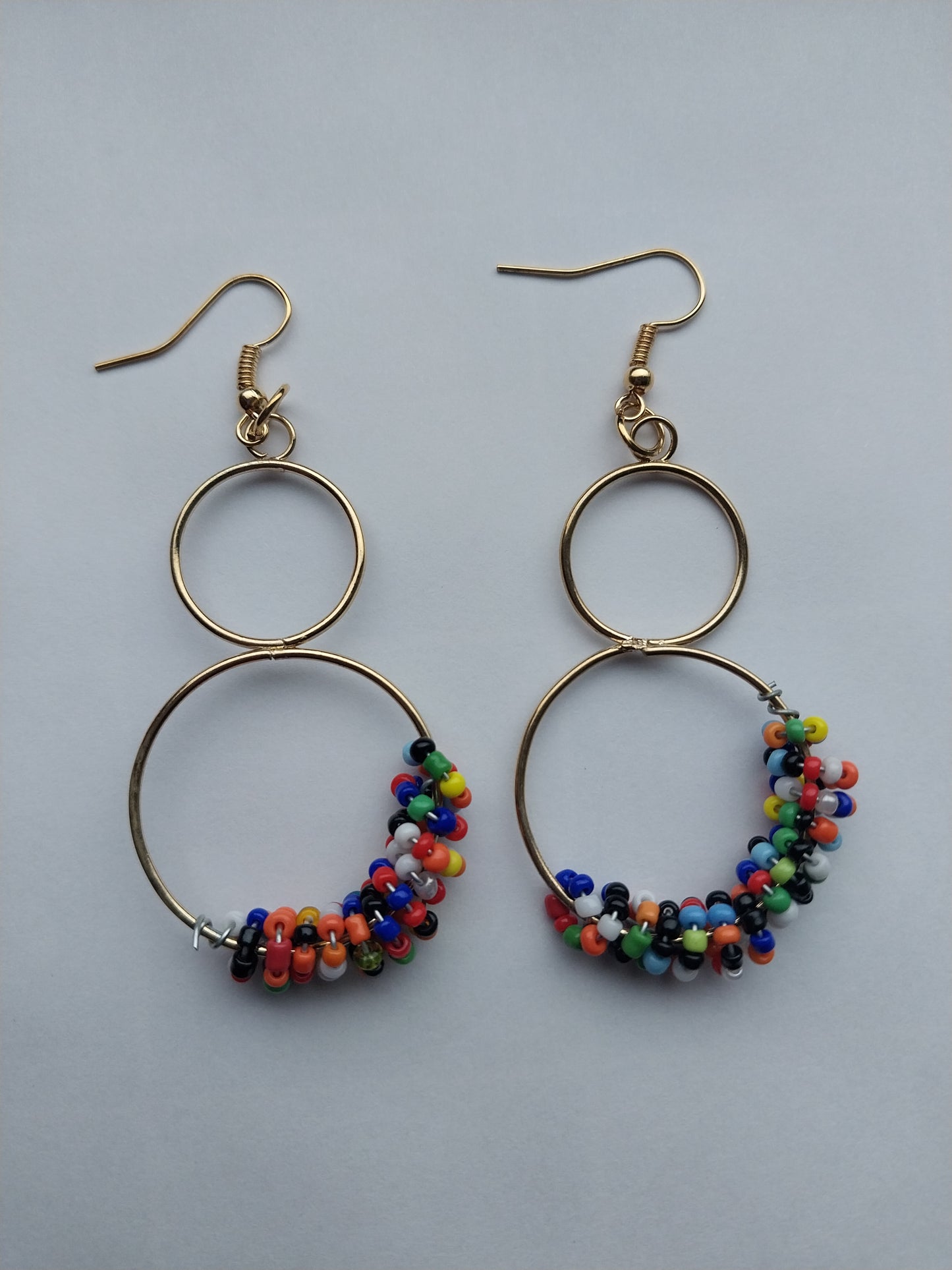 MoUi. Fun Sprinkles Colour Hoop Dangle
