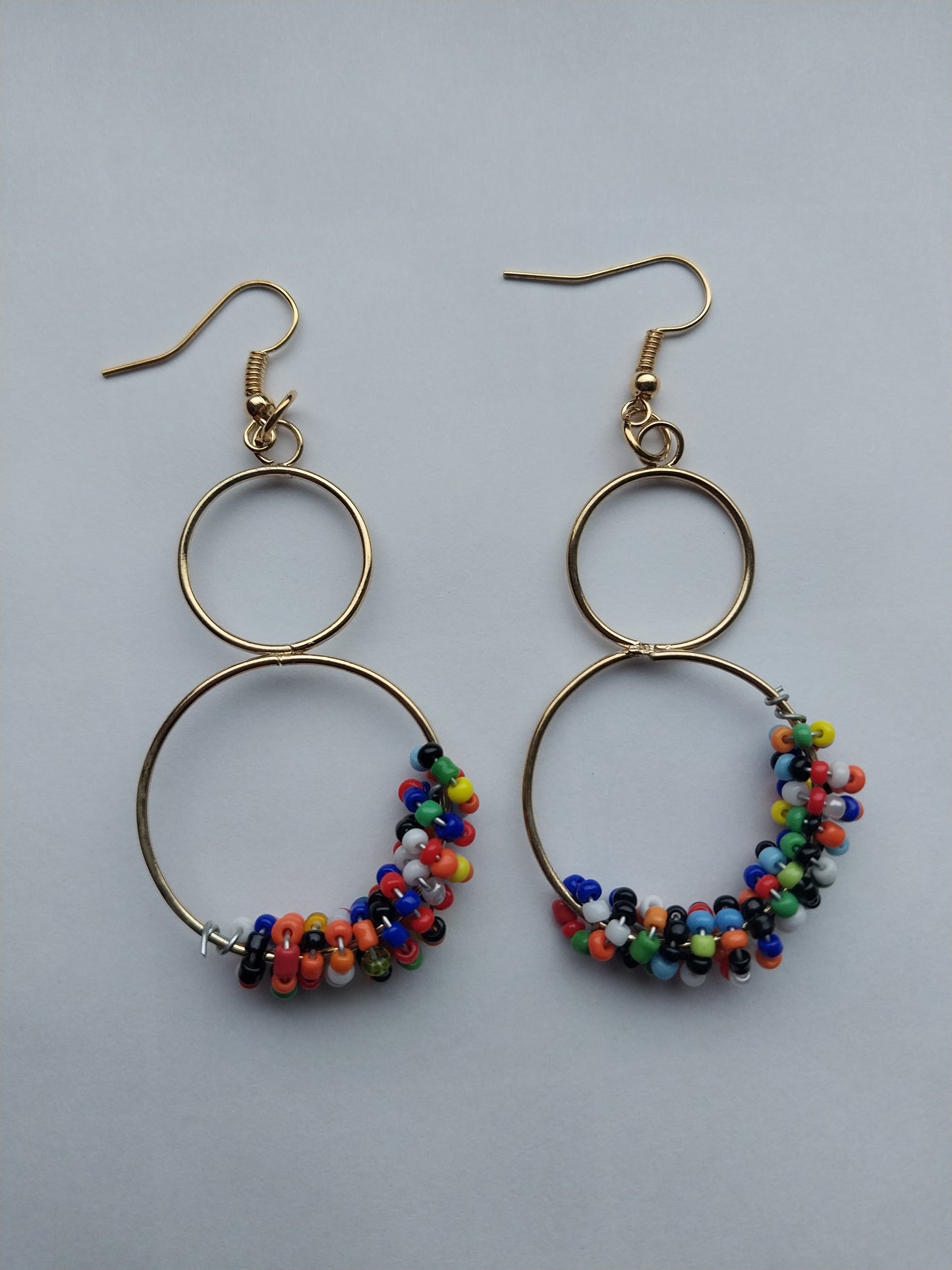 MoUi. Fun Sprinkles Colour Hoop Dangle
