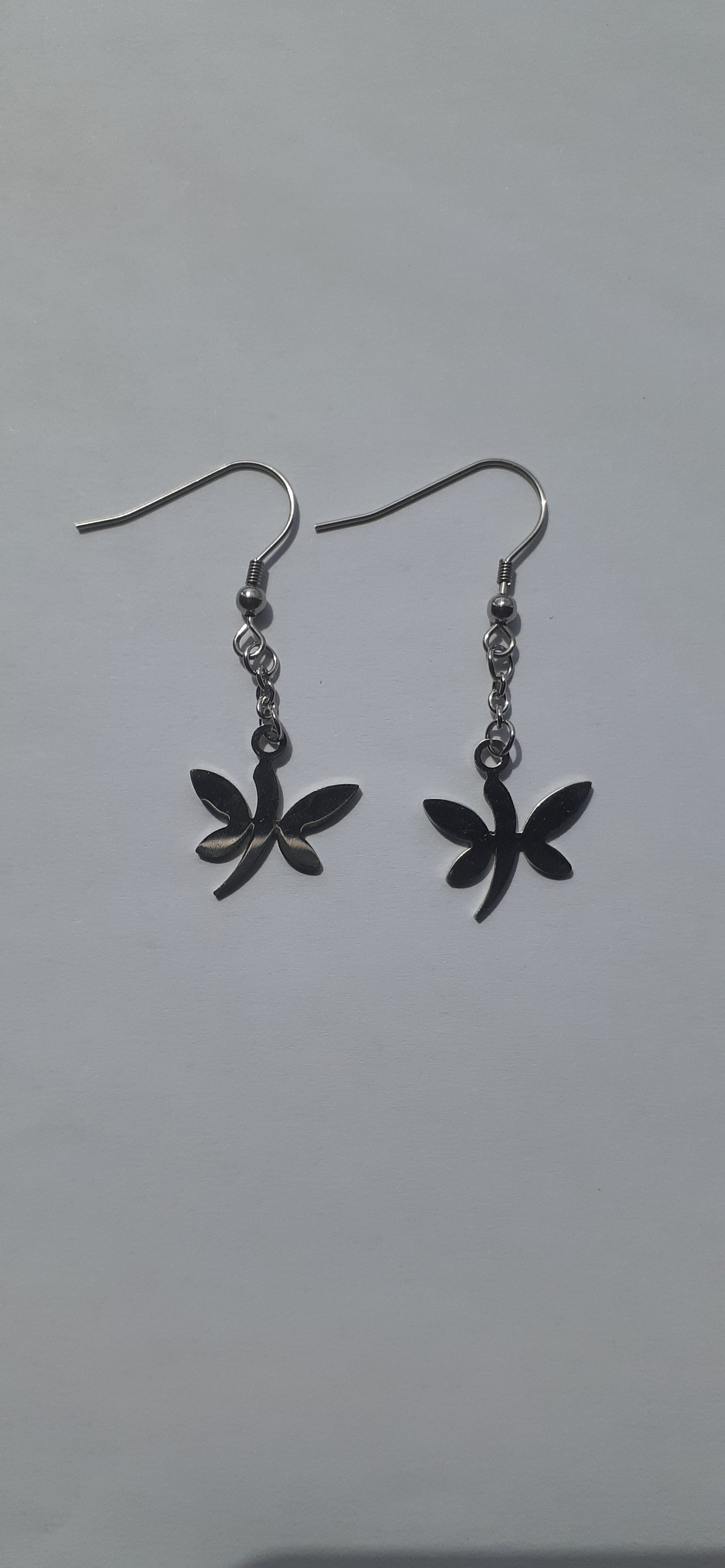 Stainless Steel Mini Butterfly Earrings