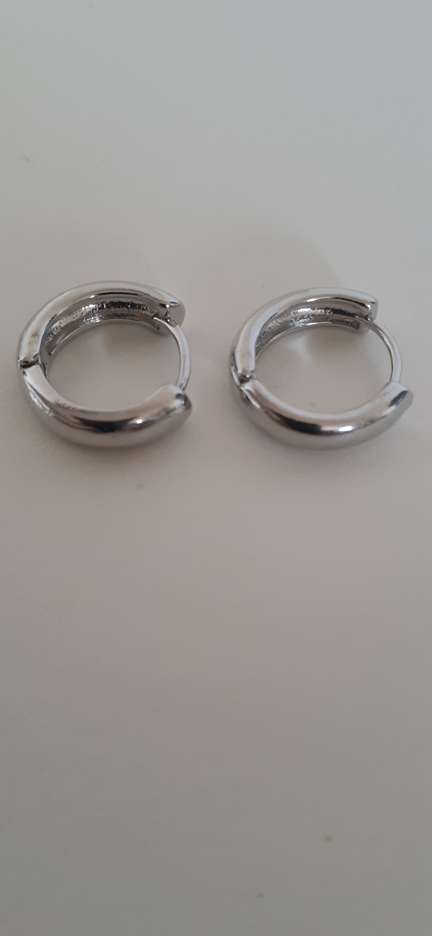 Cute Silver Hoop