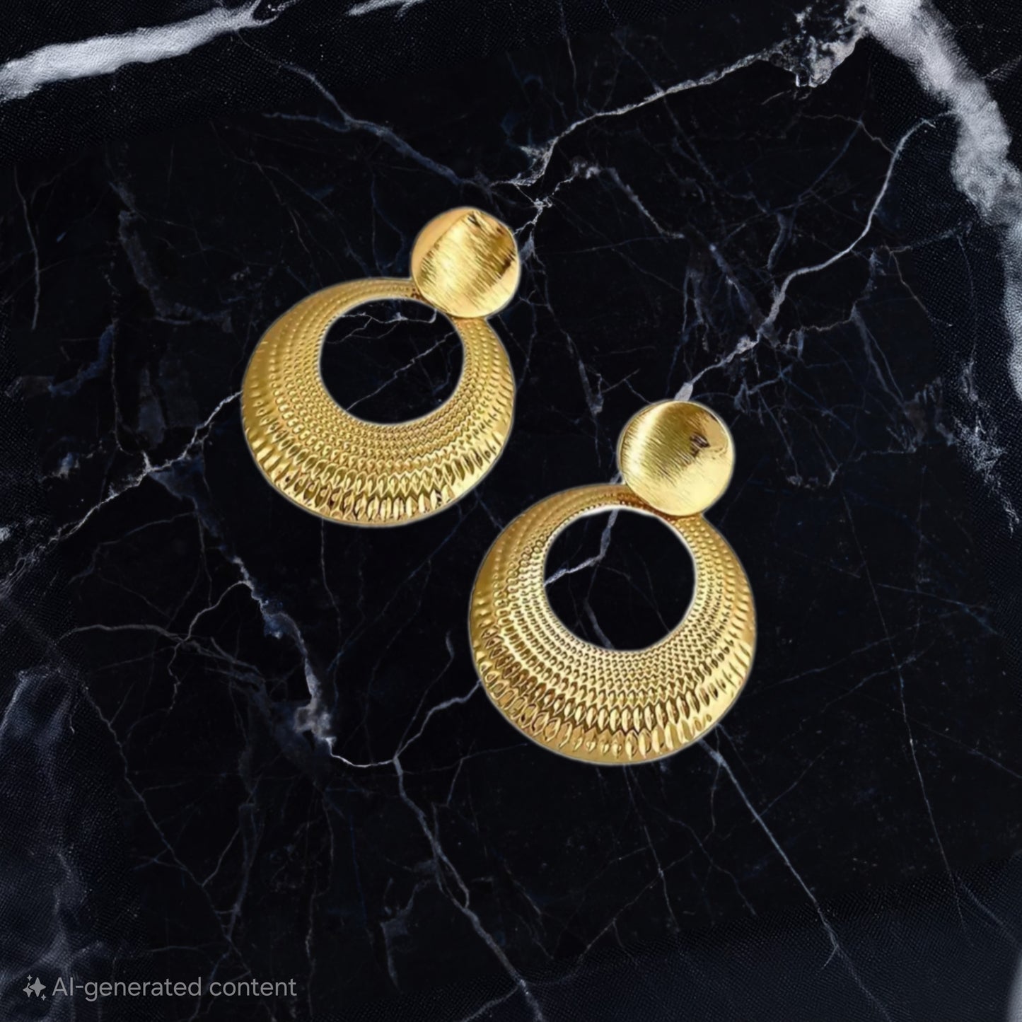 MoUi. New Gold Drop Hoop