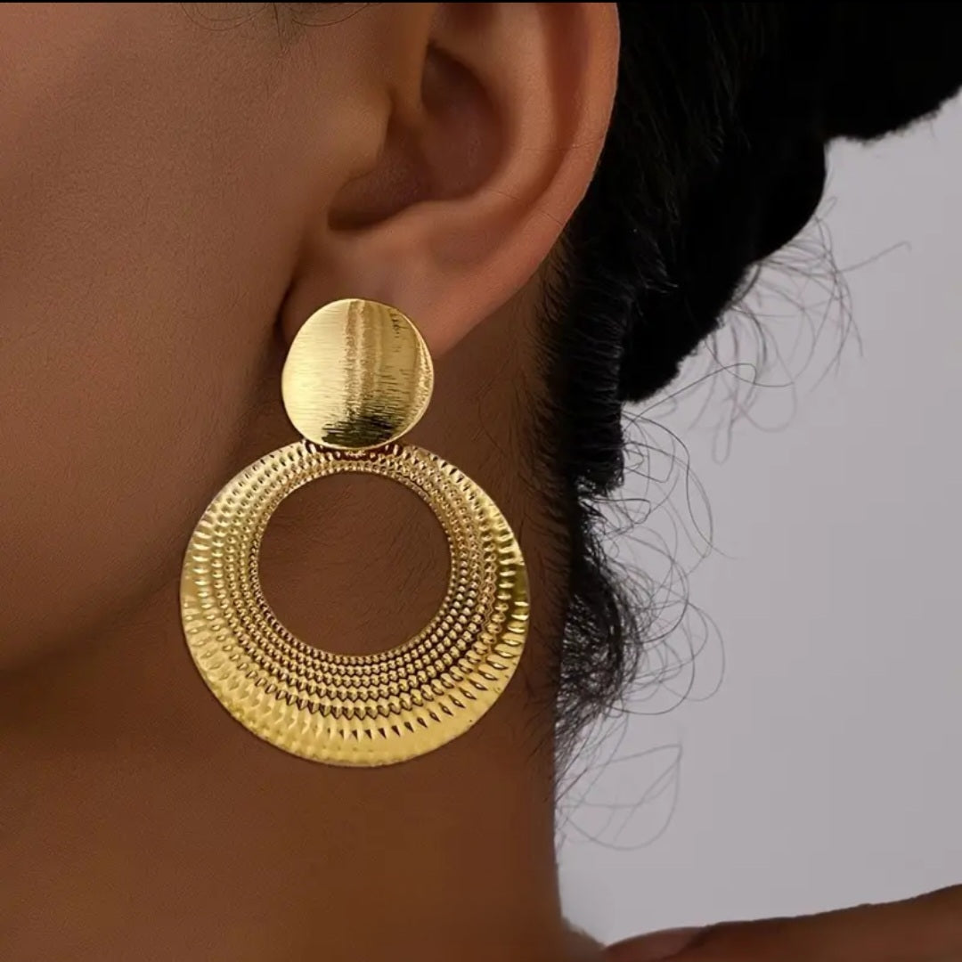 MoUi. New Gold Drop Hoop