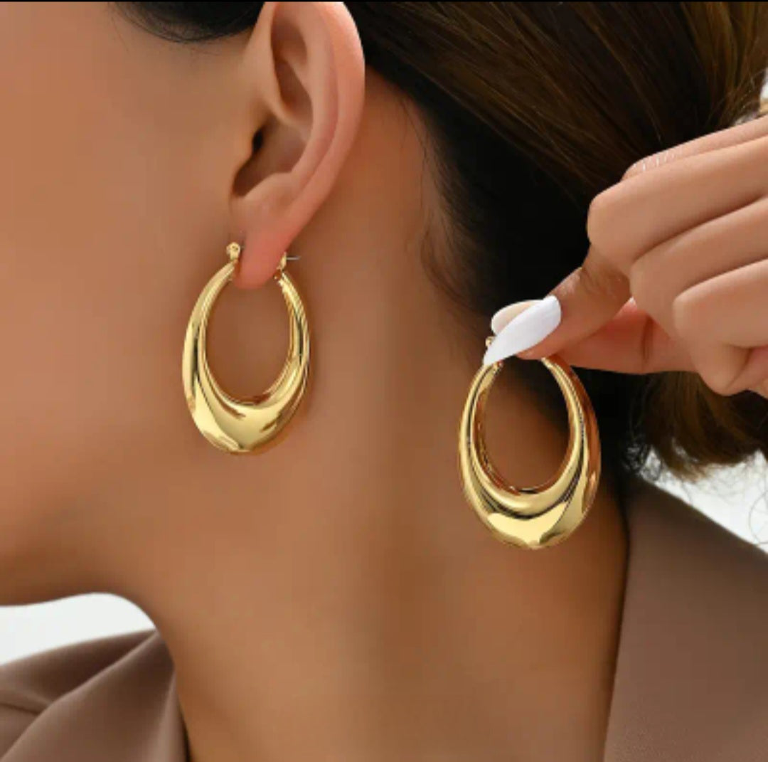 MoUi. New Golden U-Shape Hoop