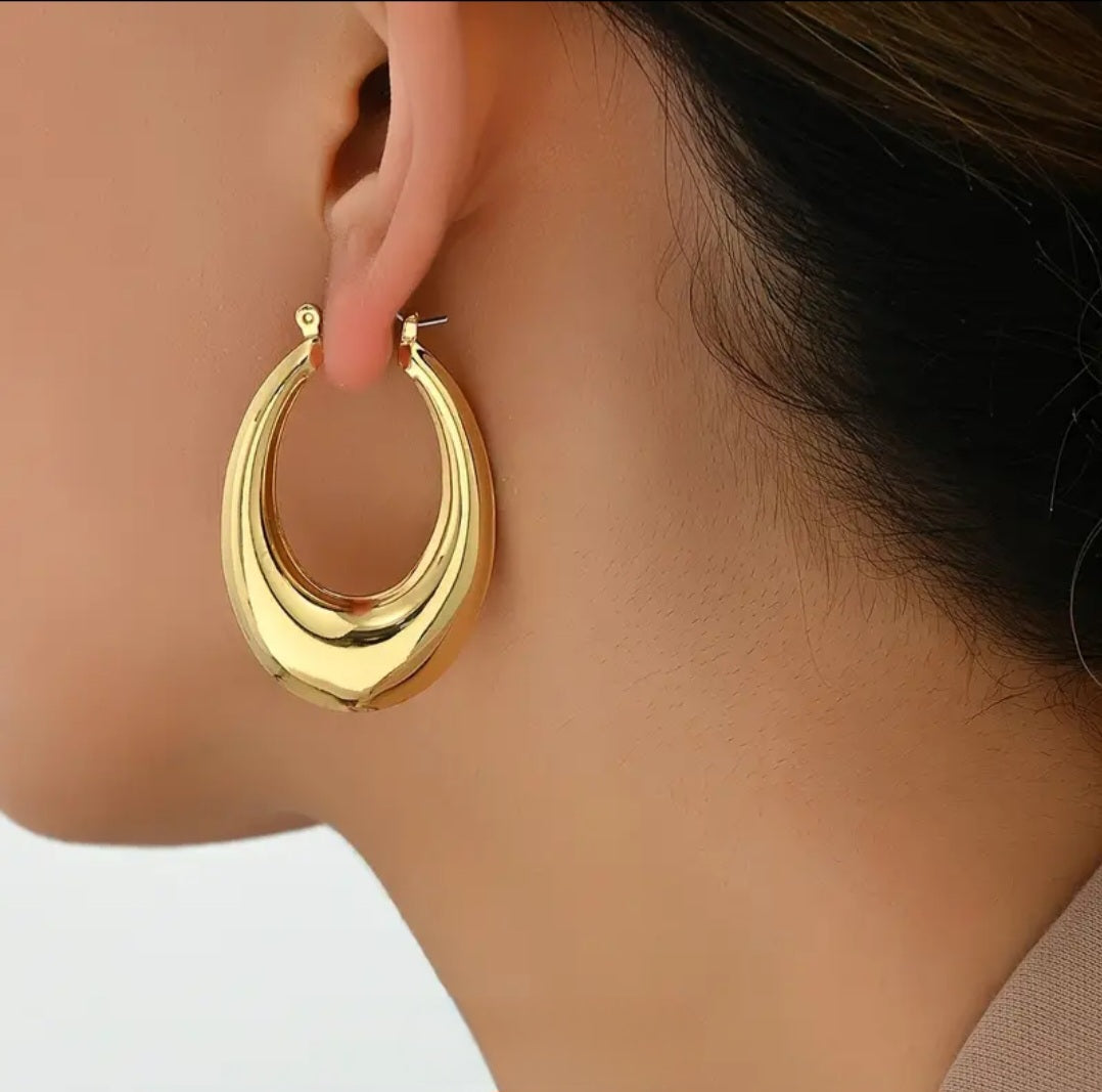 MoUi. New Golden U-Shape Hoop