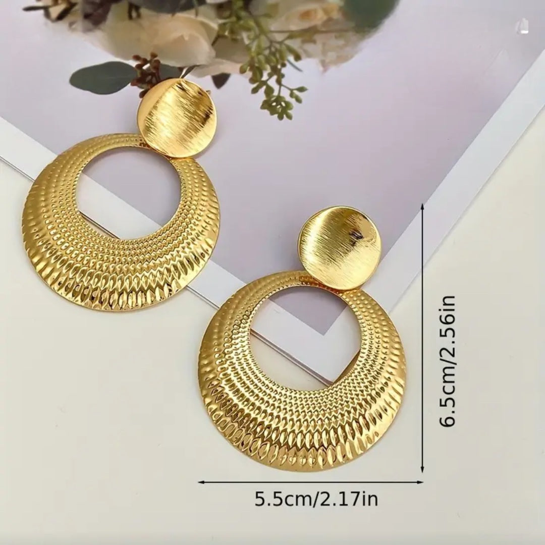 MoUi. New Gold Drop Hoop