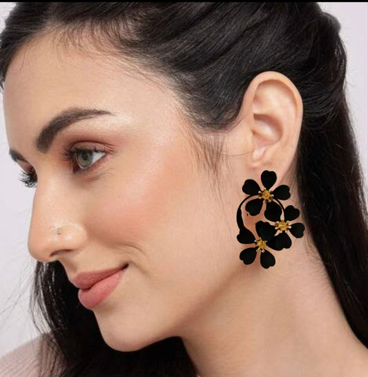 MoUi. New Elegant Camelia Black Drop