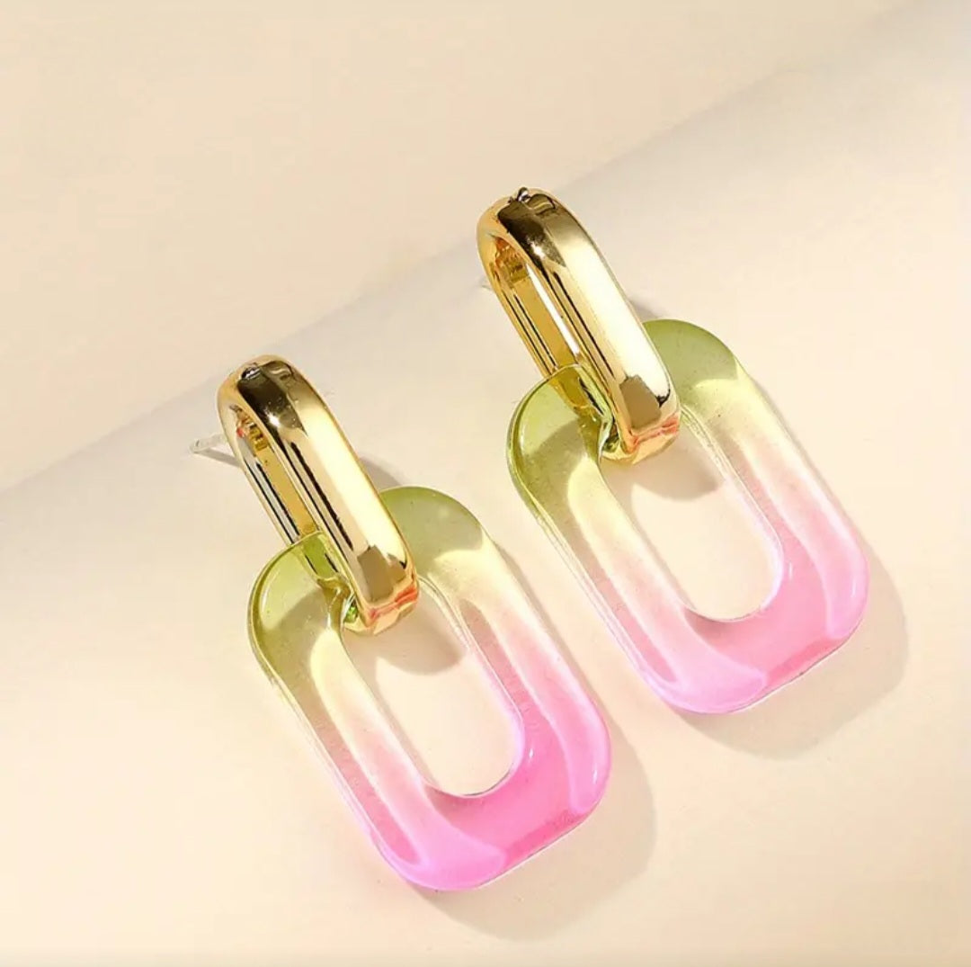 MoUi. New Air Drop - Green Rose Pink