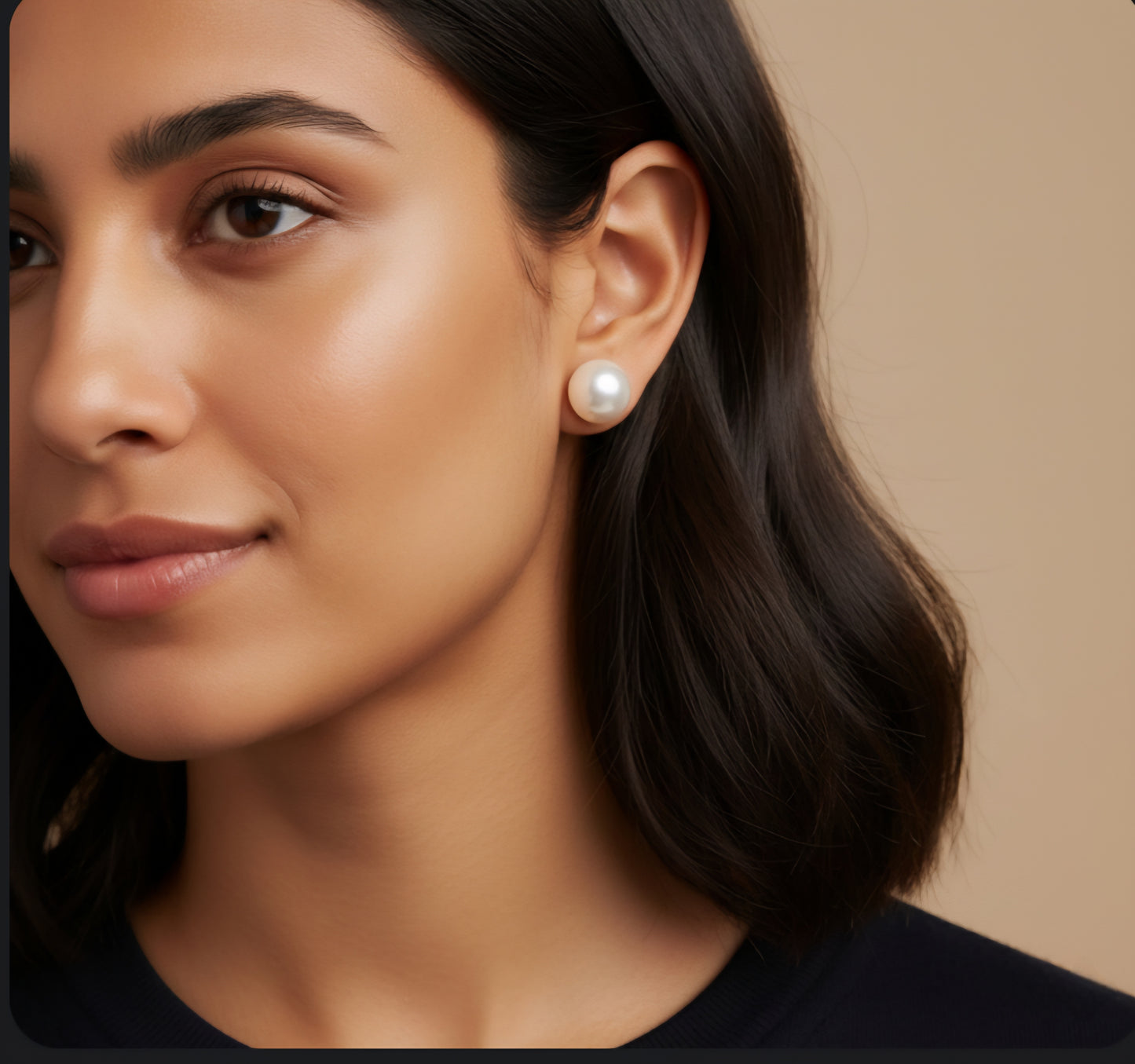 MoUi. New Three Pair Elegant White Pearls